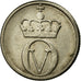 Moneta, Norwegia, Olav V, 10 Öre, 1962, EF(40-45), Miedź-Nikiel, KM:411