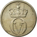Coin, Norway, Olav V, 10 Öre, 1958, EF(40-45), Copper-nickel, KM:406