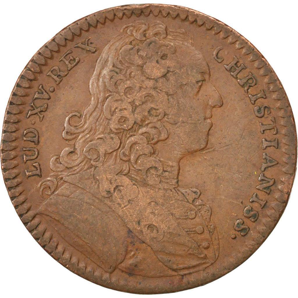 France, Token, Royal, VF(30-35), Copper, Feuardent:2494