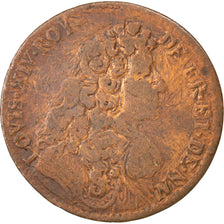 France, Royal, Token, VF(20-25), Copper, 24, Feuardent #14695, 4.40