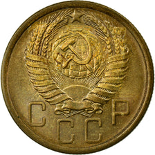 Moeda, Rússia, 5 Kopeks, 1956, Saint-Petersburg, EF(40-45), Alumínio-Bronze