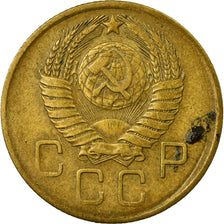 Moneta, Russia, 3 Kopeks, 1957, Saint-Petersburg, EF(40-45), Aluminium-Brąz