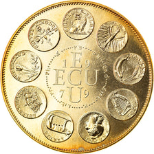 France, Medal, Ecu Europa, Marianne, Politics, Society, War, 1979, Rodier