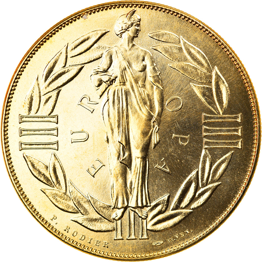 France, Medal, Ecu Europa, Marianne, Politics, Society, War, 1979, Rodier