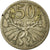 Munten, Tsjecho-Slowakije, 50 Haleru, 1922, FR+, Copper-nickel, KM:2