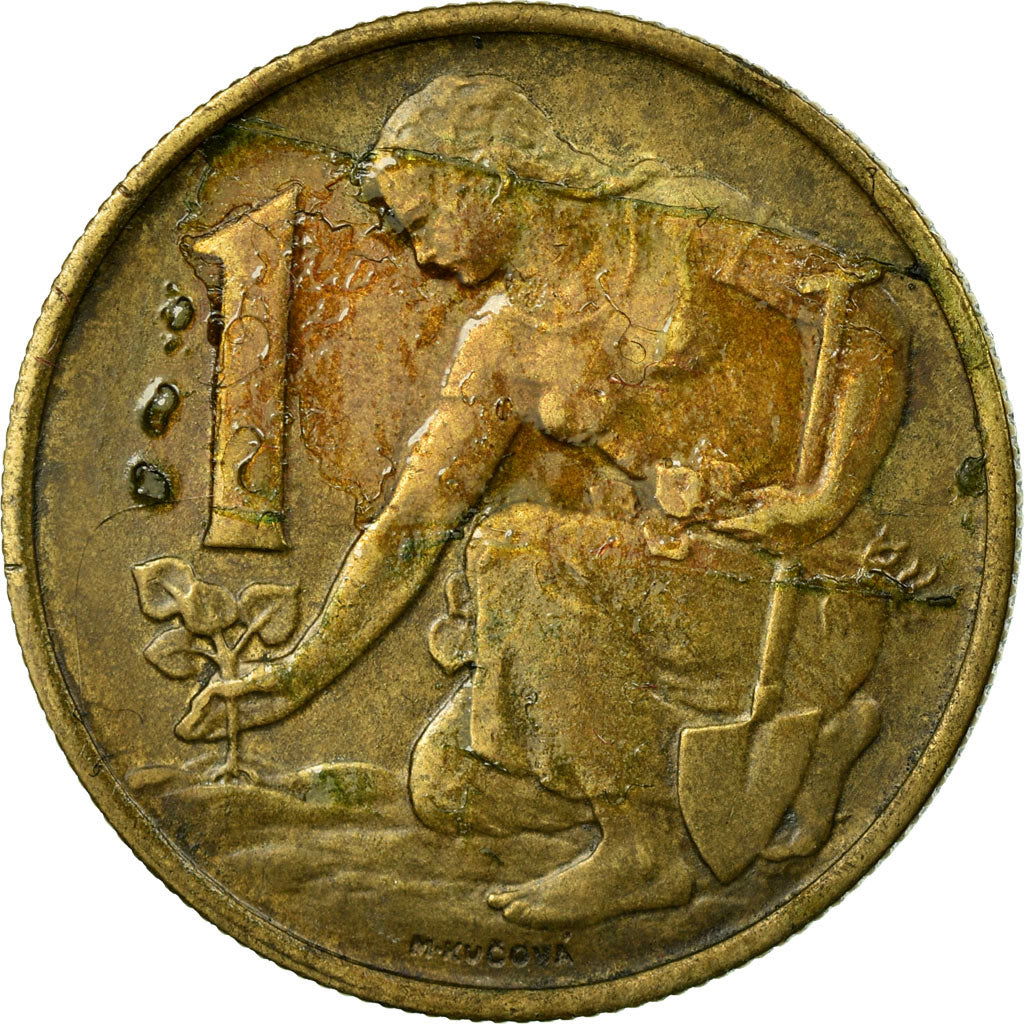 Monnaie, Tchécoslovaquie, Koruna, 1959, TB+, Aluminum-Bronze, KM:46