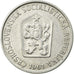 Coin, Czechoslovakia, 10 Haleru, 1961, EF(40-45), Aluminum, KM:49.1