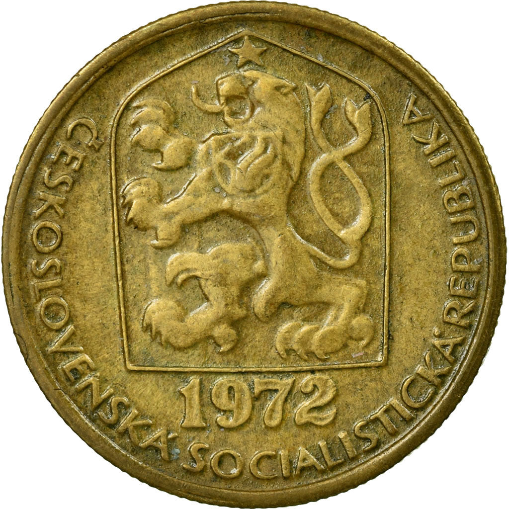 Munten, Tsjecho-Slowakije, 20 Haleru, 1972, ZF, Nickel-brass, KM:74