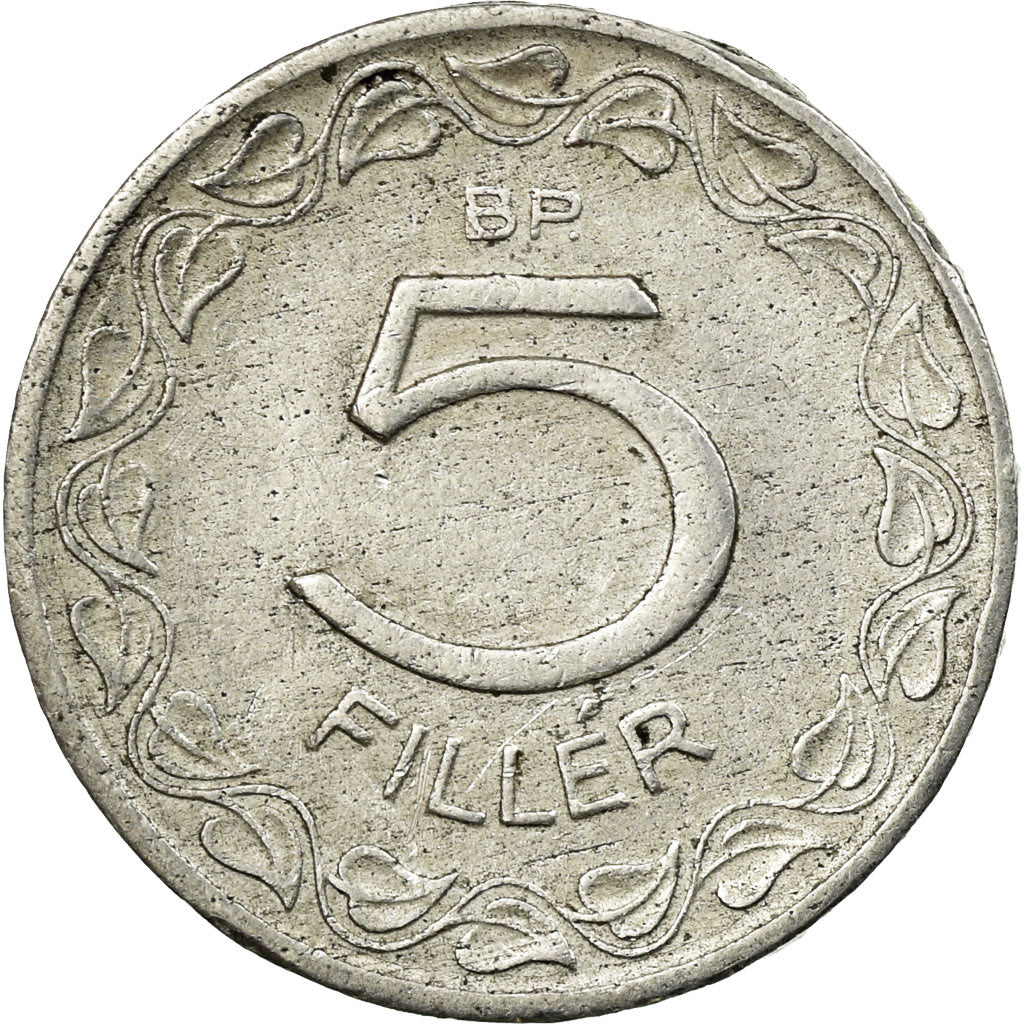 Moeda, Hungria, 5 Filler, 1959, Budapest, VF(30-35), Alumínio, KM:549