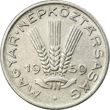 Coin, Hungary, 20 Fillér, 1959, Budapest, EF(40-45), Aluminum, KM:550