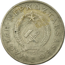 Coin, Hungary, 2 Forint, 1951, Budapest, VF(30-35), Copper-nickel, KM:548