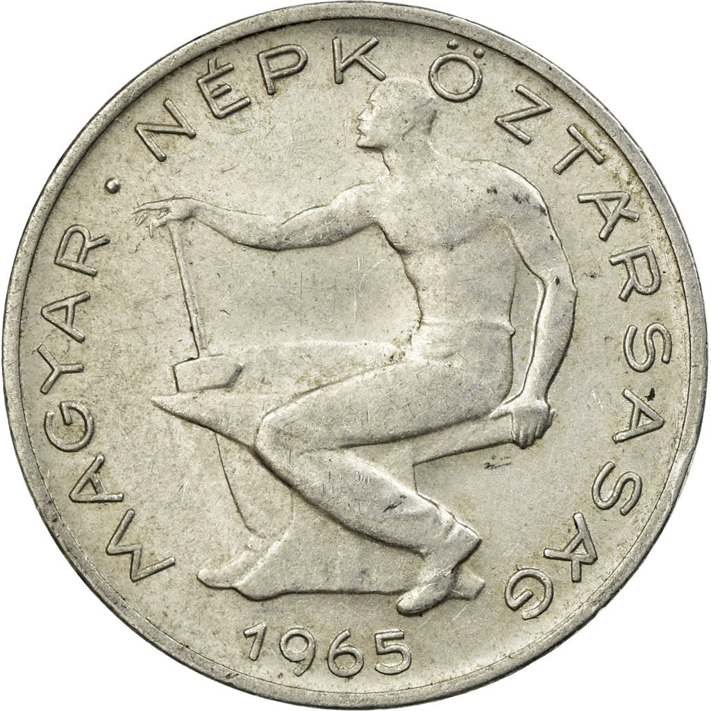Coin, Hungary, 50 Fillér, 1965, Budapest, EF(40-45), Aluminum, KM:551