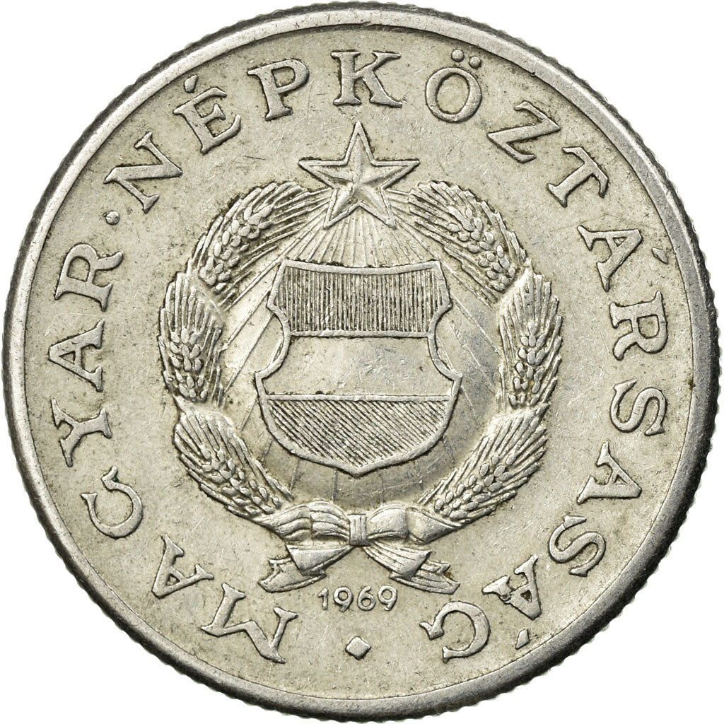 Coin, Hungary, Forint, 1969, EF(40-45), Aluminum, KM:575