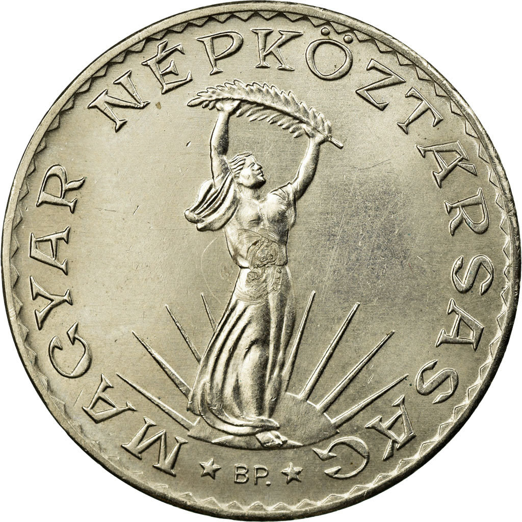 Coin, Hungary, 10 Forint, 1979, AU(55-58), Nickel, KM:595