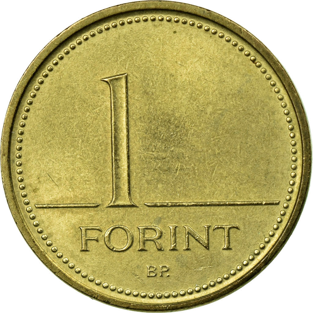 Moeda, Hungria, Forint, 1995, Budapest, EF(40-45), Níquel-Latão, KM:692