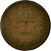 Munten, Hongarije, 2 Filler, 1927, Budapest, FR+, Bronze, KM:506