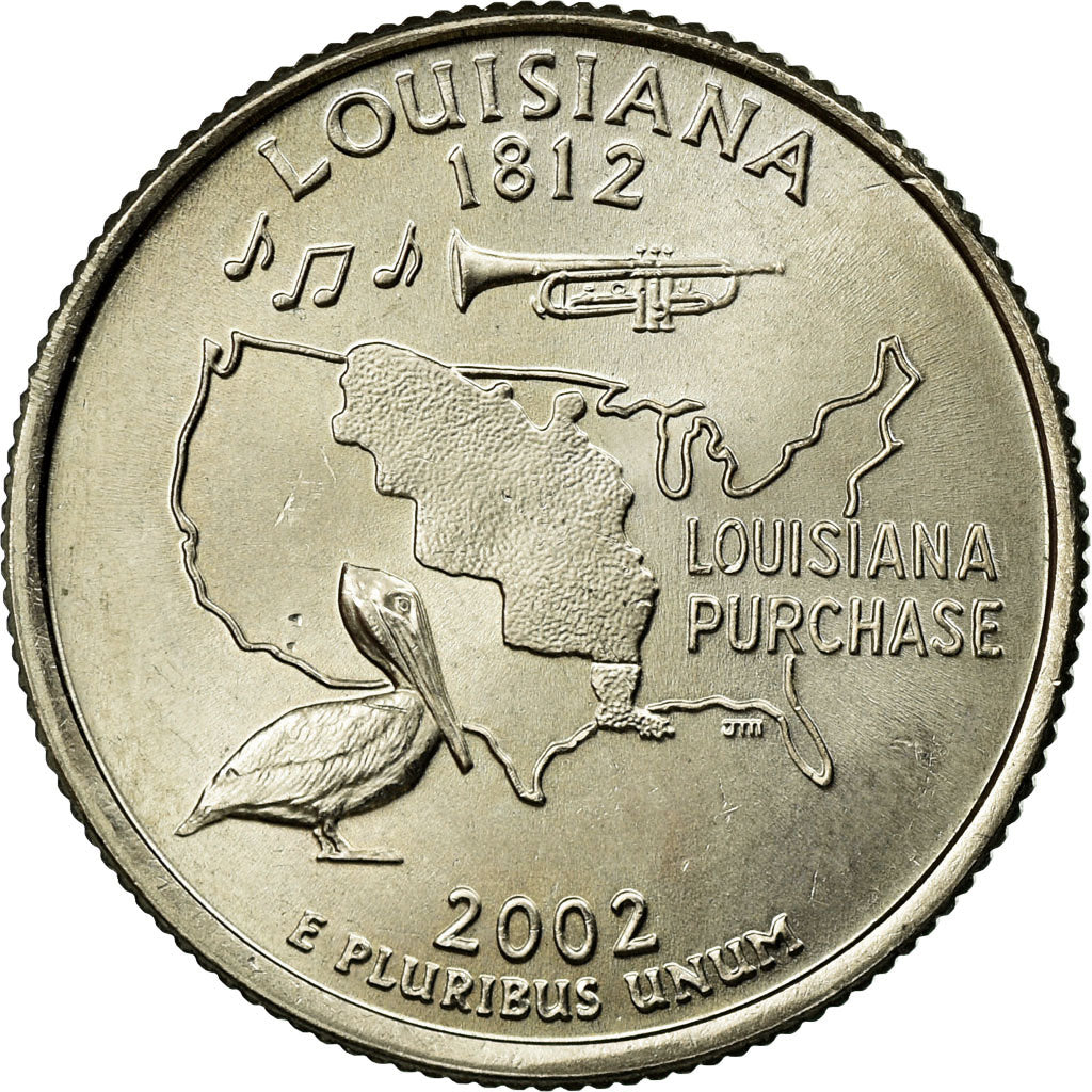 Coin, United States, Quarter, 2002, U.S. Mint, Philadelphia, EF(40-45)
