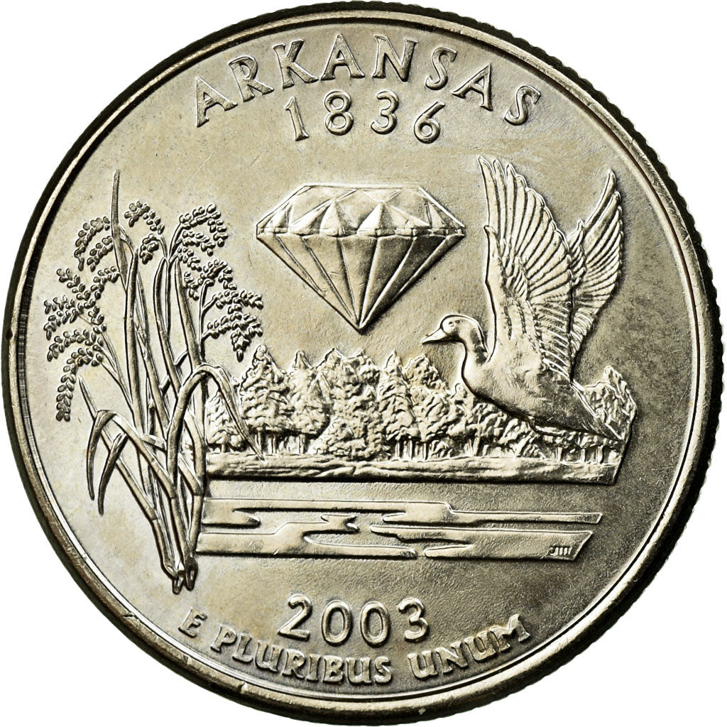Coin, United States, Quarter, 2003, U.S. Mint, Denver, EF(40-45), Copper-Nickel