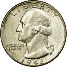 Coin, United States, Washington Quarter, Quarter, 1948, U.S. Mint, Philadelphia