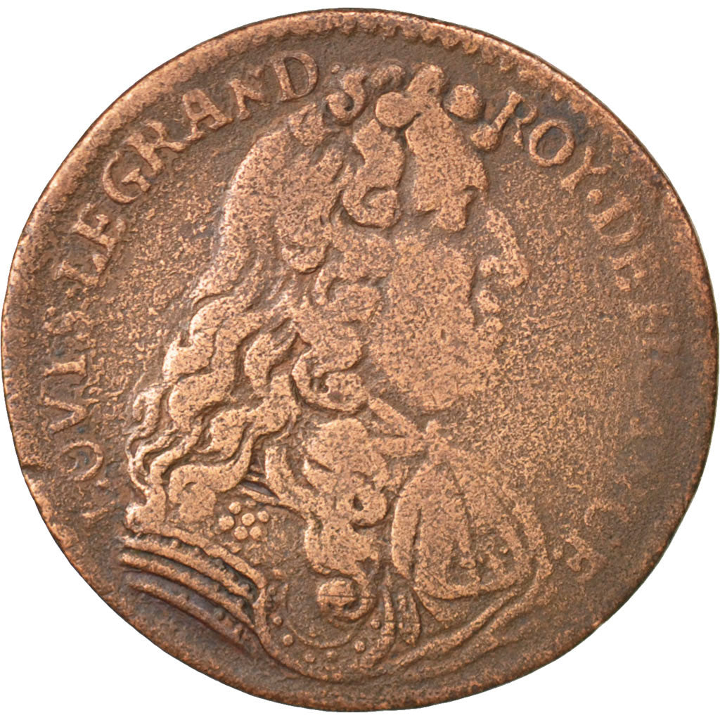 Francia, Token, Royal, MB+, Rame, 25, Feuardent:12710