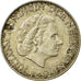 Coin, Netherlands, Juliana, Gulden, 1957, EF(40-45), Silver, KM:184