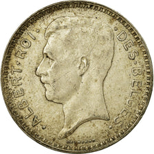 Coin, Belgium, 20 Francs, 20 Frank, 1934, VF(20-25), Silver, KM:103.1