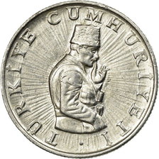 Coin, Turkey, 10 Lira, 1982, EF(40-45), Aluminum, KM:950.1
