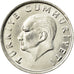 Moeda, Turquia, 10 Lira, 1987, AU(55-58), Alumínio, KM:964