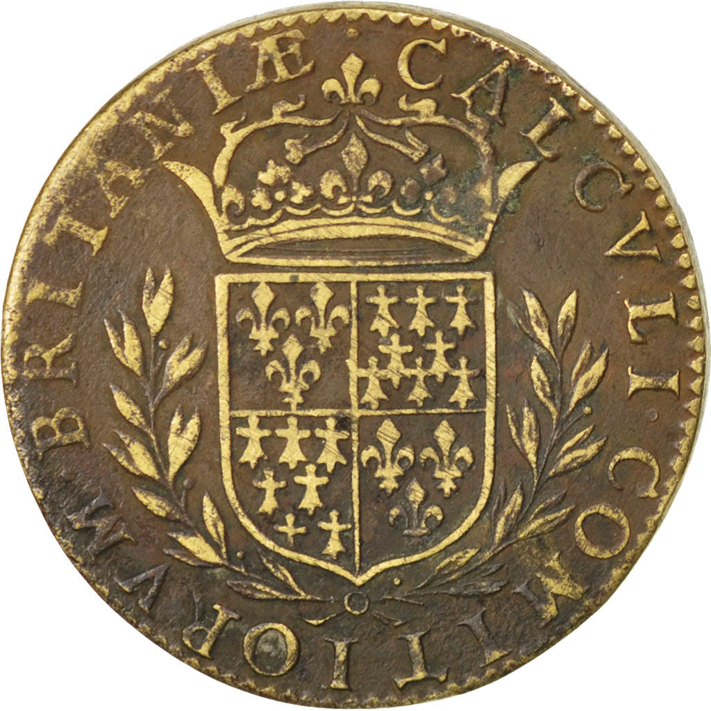 France, Royal, Token, EF(40-45), Brass, 27, Feuardent #8710, 6.70