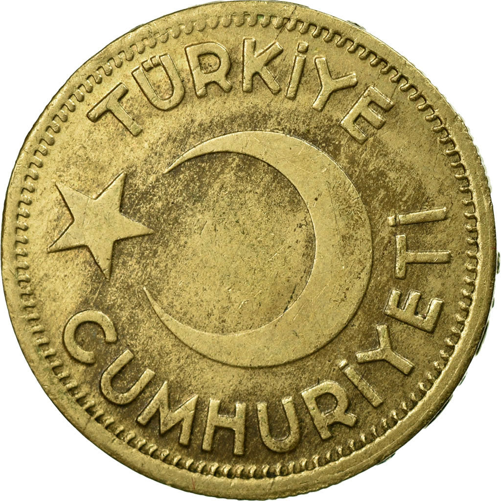 Monnaie, Turquie, 25 Kurus, 1944, TB+, Nickel-Bronze, KM:880