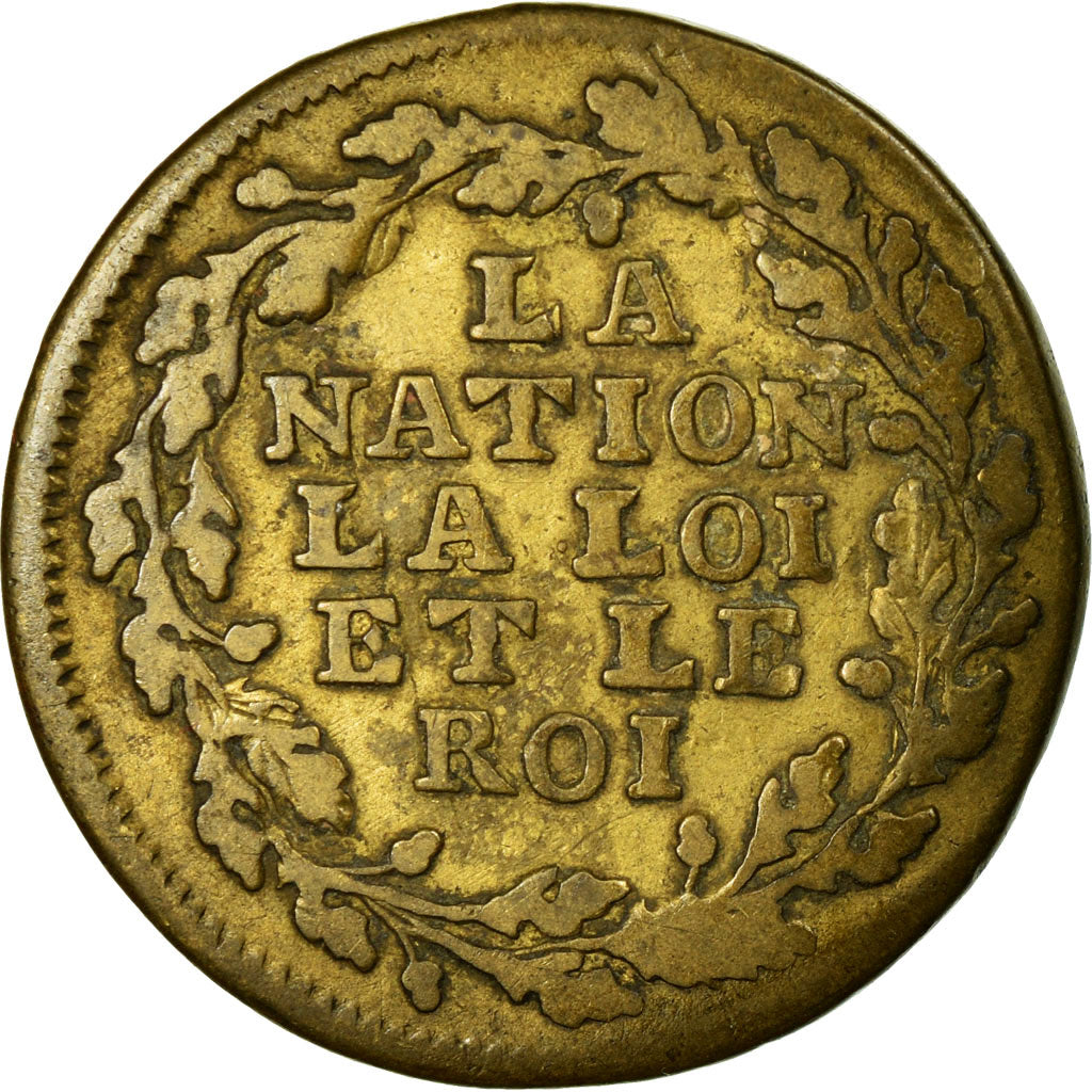 France, Token, Royal, EF(40-45), Brass