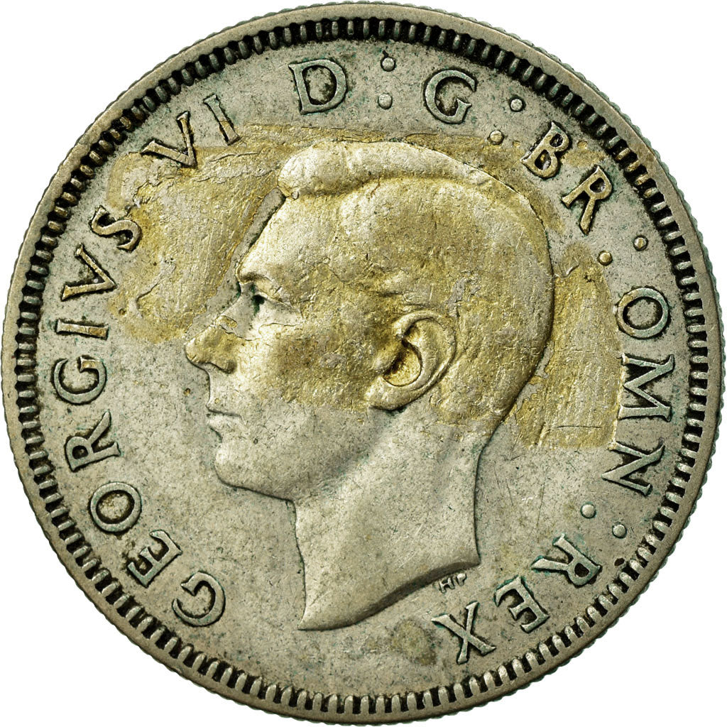Coin, Great Britain, George VI, Shilling, 1939, EF(40-45), Silver, KM:854