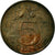 Moneta, Holandia, Juliana, 5 Cents, 1951, EF(40-45), Bronze, KM:181