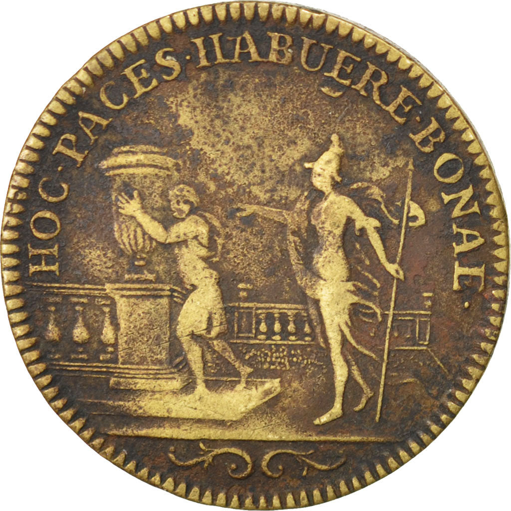 France, Royal, Token, EF(40-45), Brass, 26, Feuardent #12779, 5.10