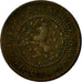 Coin, Netherlands, William III, 1/2 Cent, 1884, VF(30-35), Bronze, KM:109.1
