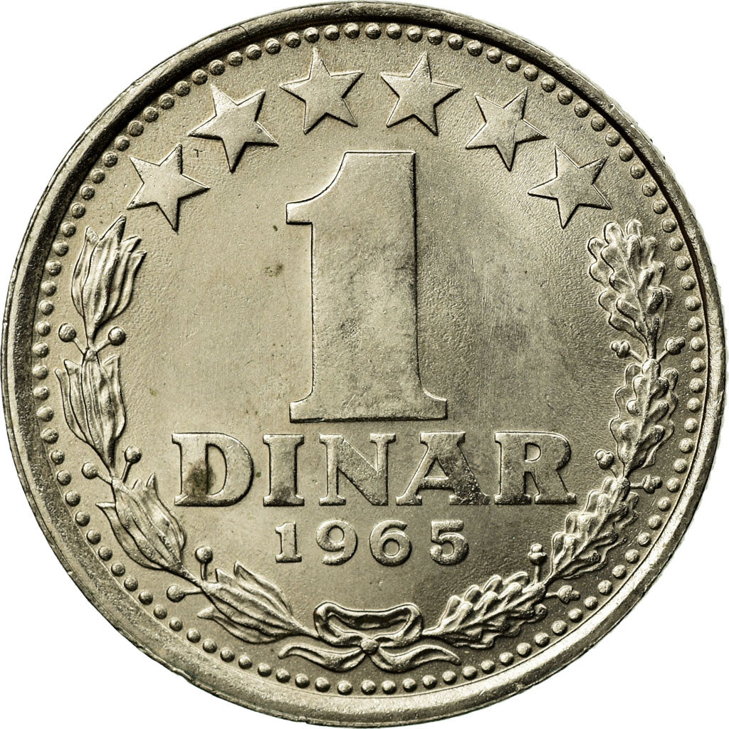 Monnaie, Yougoslavie, Dinar, 1965, SUP, Copper-nickel, KM:47