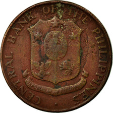 Moneta, Filippine, Centavo, 1960, MB, Bronzo, KM:186