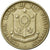 Coin, Philippines, 10 Centavos, 1963, VF(30-35), Copper-Nickel-Zinc, KM:188