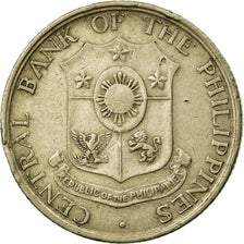 Coin, Philippines, 10 Centavos, 1966, EF(40-45), Copper-Nickel-Zinc, KM:188