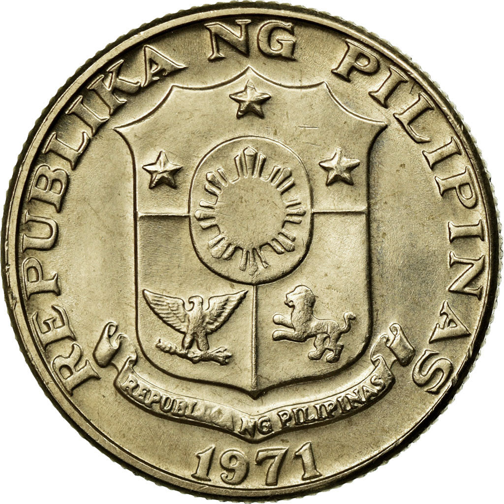 Monnaie, Philippines, 25 Sentimos, 1971, SUP, Copper-Nickel-Zinc, KM:199