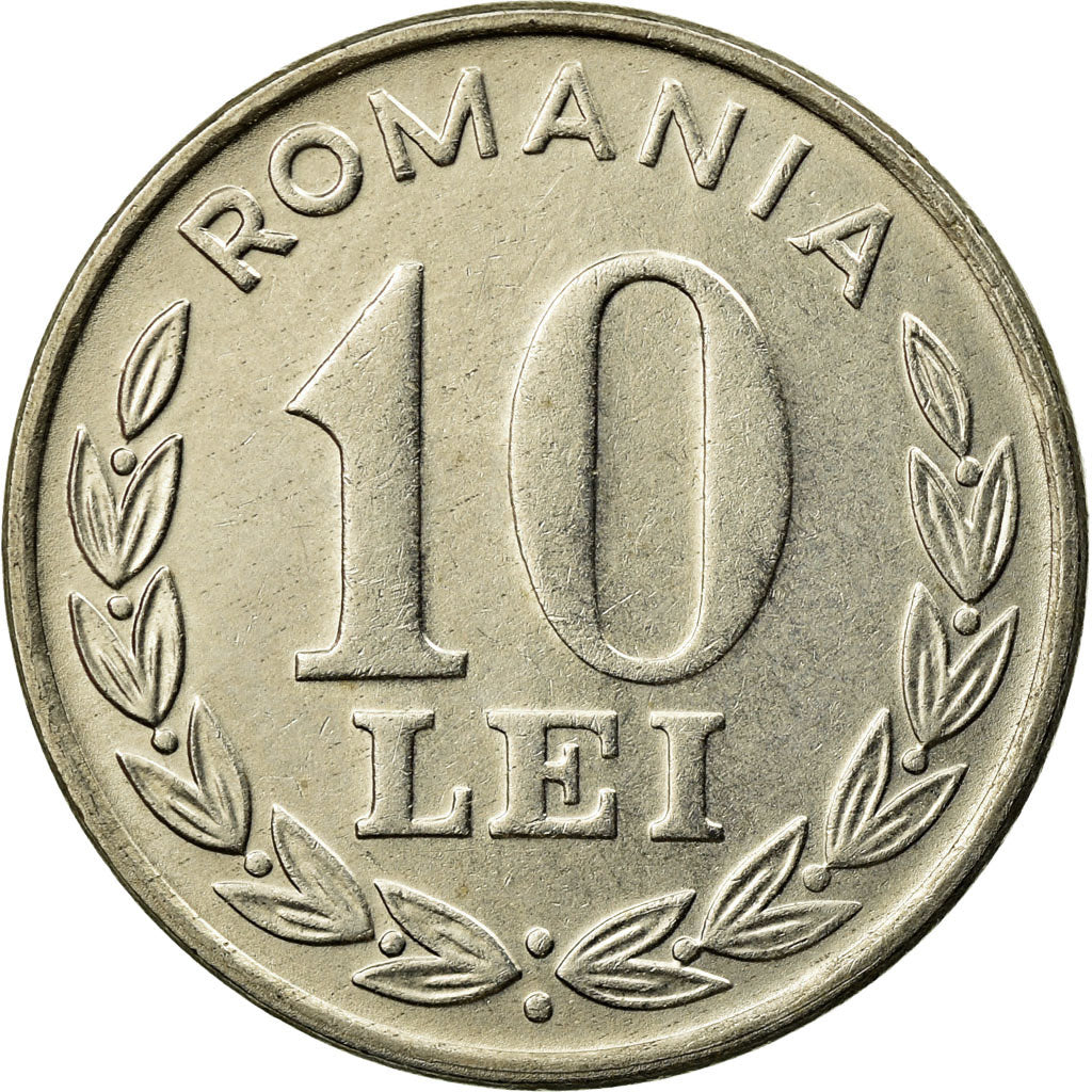 Monnaie, Roumanie, 10 Lei, 1994, TTB, Nickel Clad Steel, KM:116
