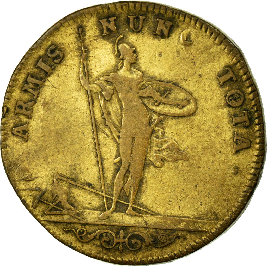 France, Token, Royal, VF(30-35), Brass, Feuardent:3055