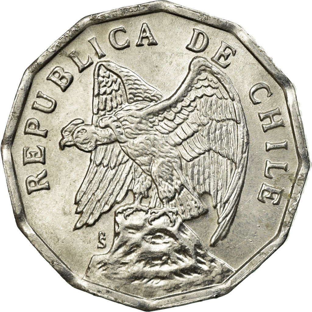 Coin, Chile, 10 Centavos, 1976, EF(40-45), Aluminum, KM:205a
