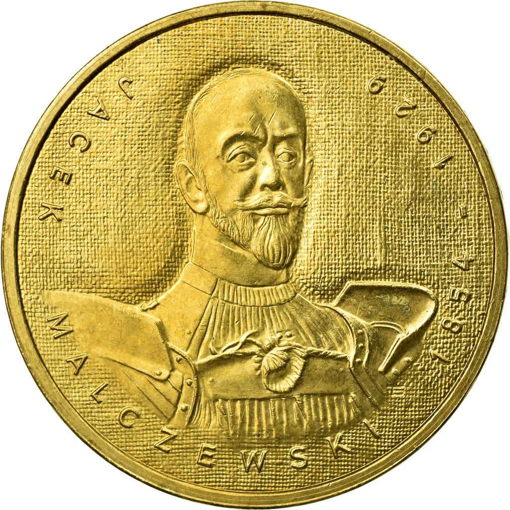 Coin, Poland, 2 Zlote, 2003, Warsaw, EF(40-45), Brass, KM:477