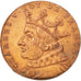 FRANCE, History, Charles V, Medal, AU(50-53), Copper, 32, 14.20