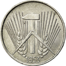 Coin, GERMAN-DEMOCRATIC REPUBLIC, Pfennig, 1953, Berlin, EF(40-45), Aluminum