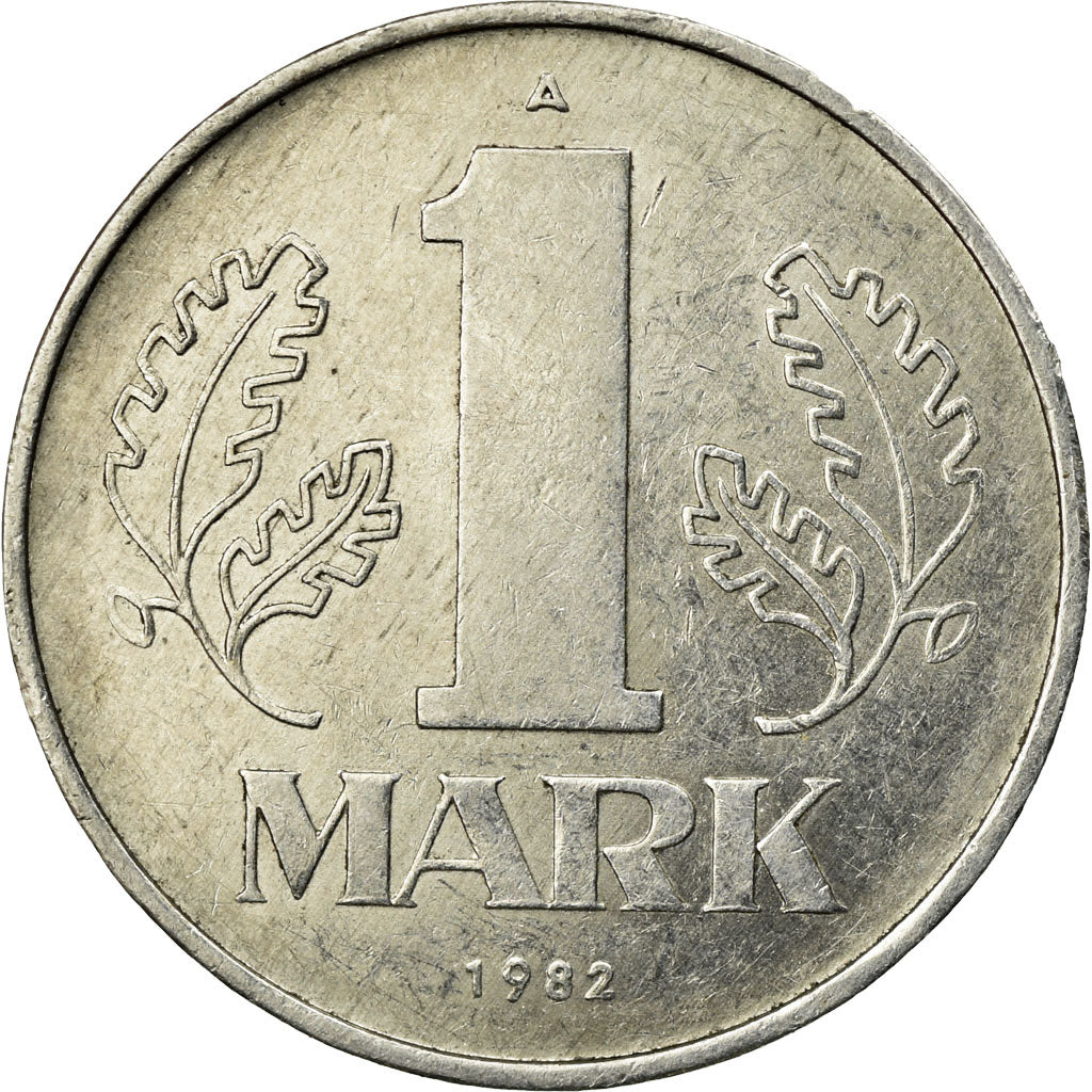 Coin, GERMAN-DEMOCRATIC REPUBLIC, Mark, 1982, Berlin, EF(40-45), Aluminum