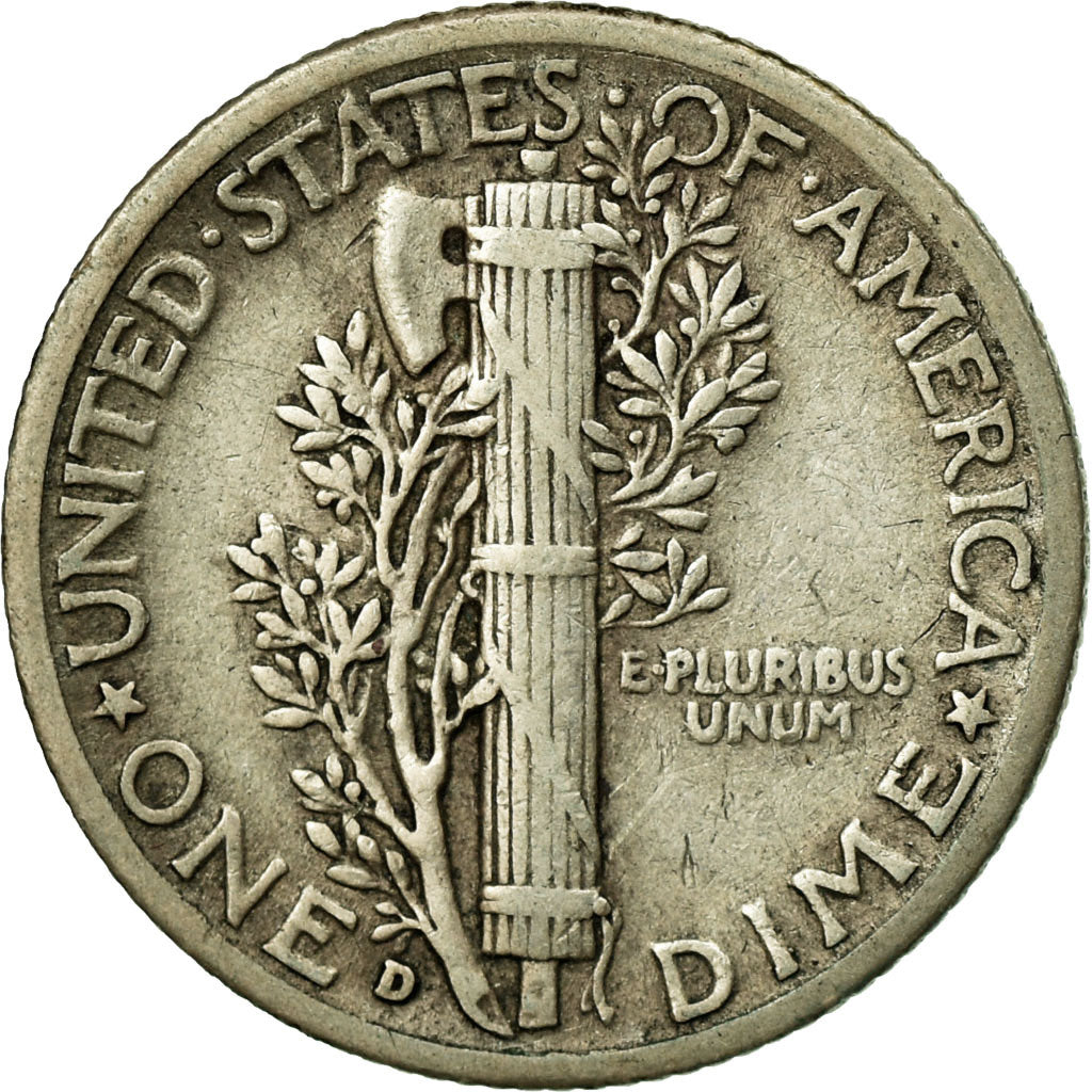 Coin, United States, Mercury Dime, Dime, 1941, U.S. Mint, Denver, VF(30-35)