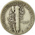 Moneta, Stati Uniti, Mercury Dime, Dime, 1943, U.S. Mint, Denver, MB+, Argento