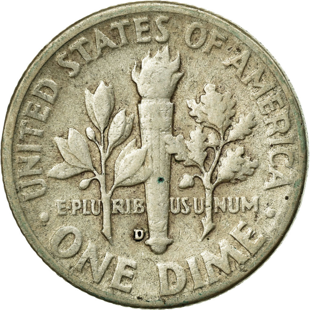 Coin, United States, Roosevelt Dime, Dime, 1950, U.S. Mint, Denver, VF(30-35)
